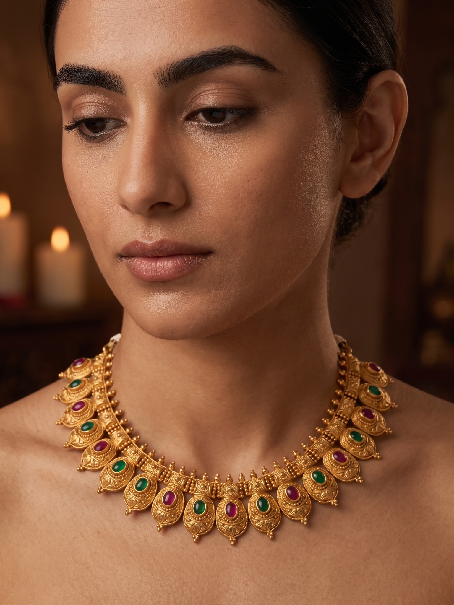 Fine jewellery, on skin